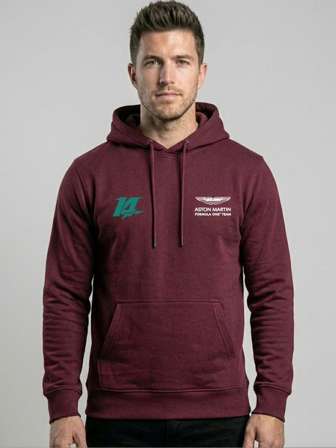 Moda Rapido Men Printed Hooded Sweatshirt-picture-30