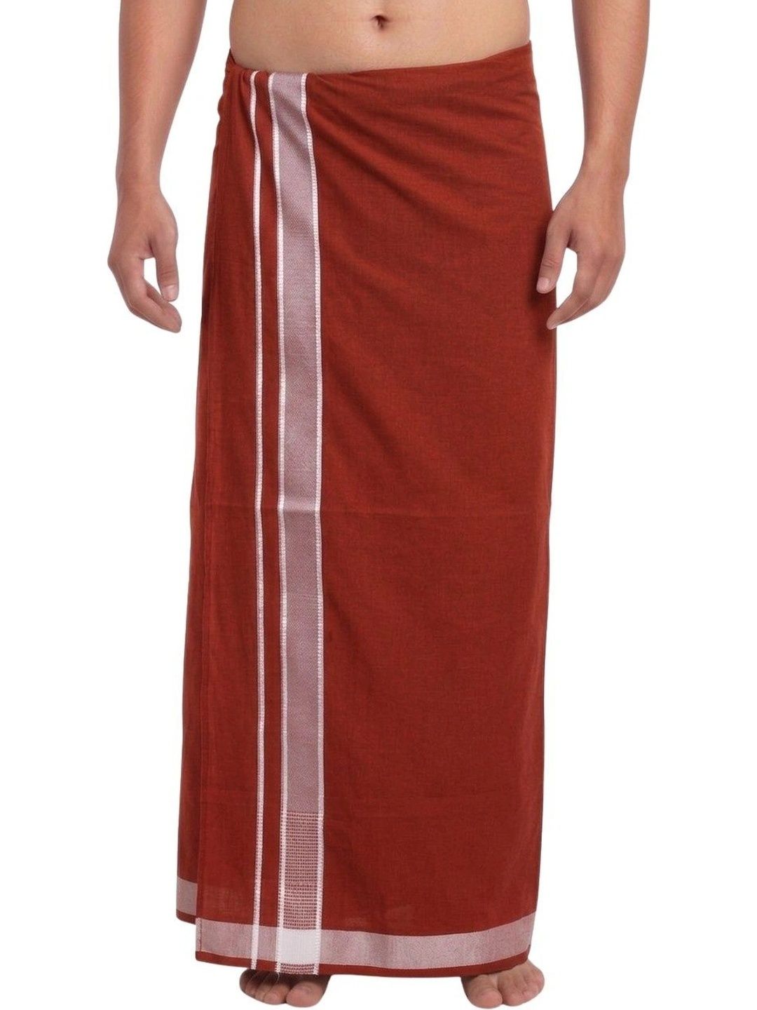 Sharan Elegance Men Striped Cotton Dhoti Dhotis-picture-37