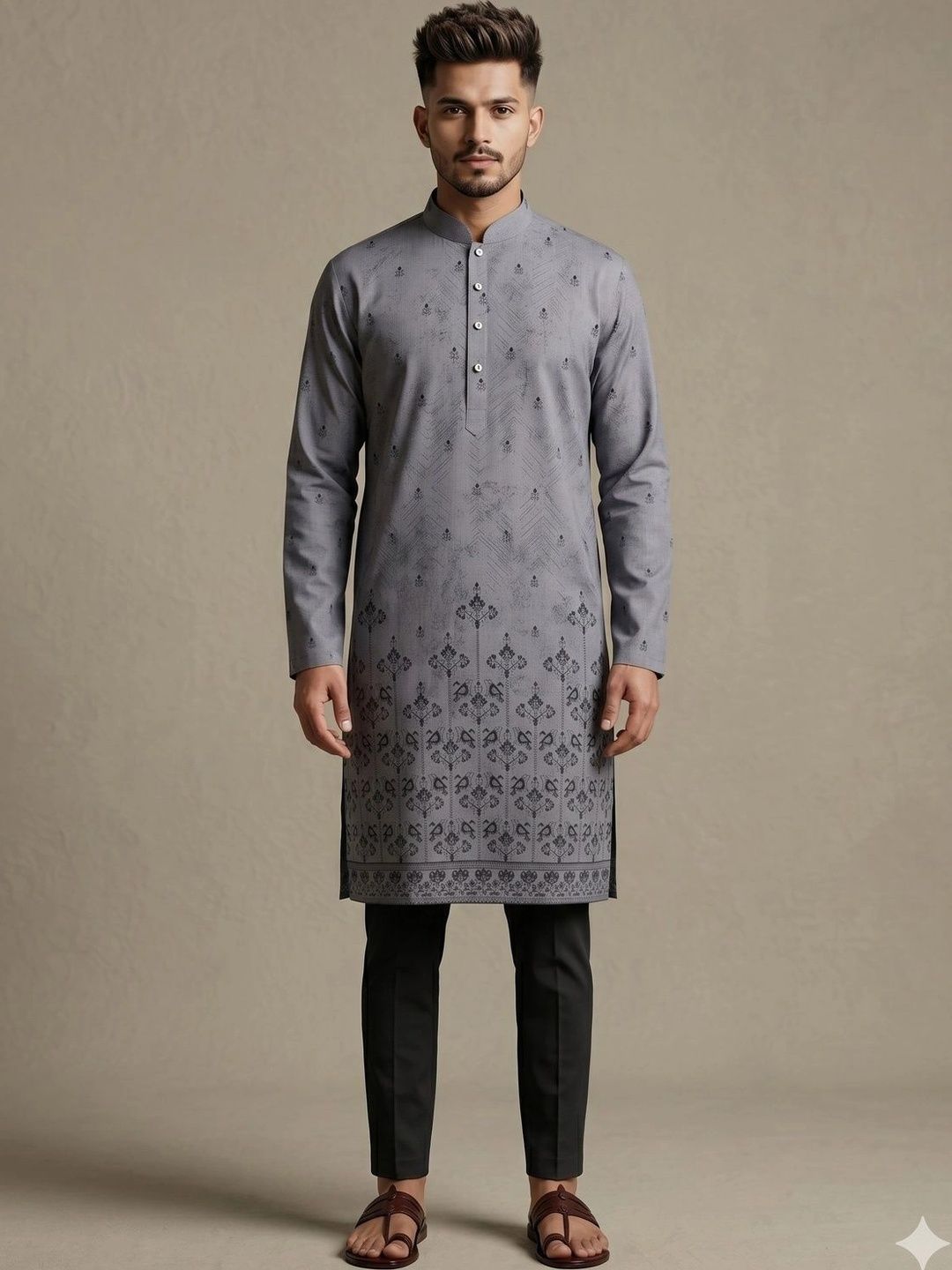 A LOYAL Men Ethnic Motifs Printed Kurta-picture-10