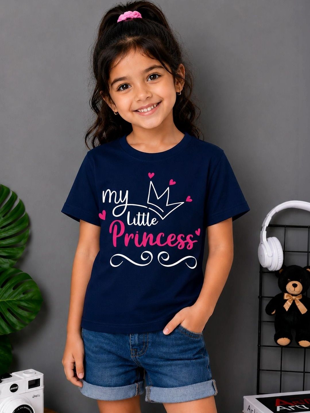 YK Kids Typography Printed T-shirt-picture-57