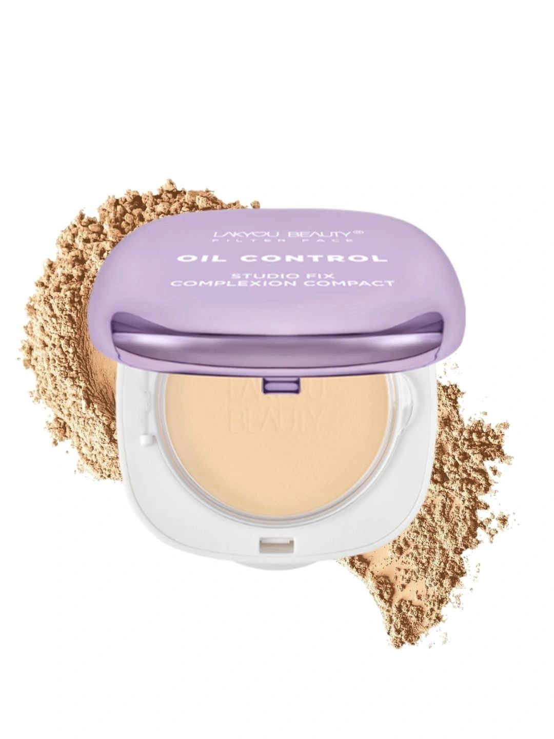 LAKYOU BEAUTY Oil Control 2in1 Compact Powder - 30 g - Natural Beige-picture-24
