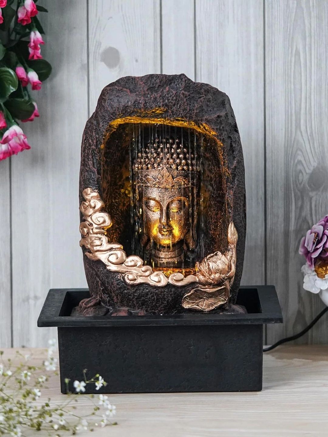 Elysee Decor Multicoloured Buddha Idol Showpiece-image-1