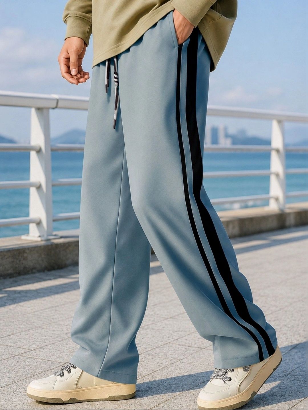 Maniac Men Baggy Training Track Pants-picture-24