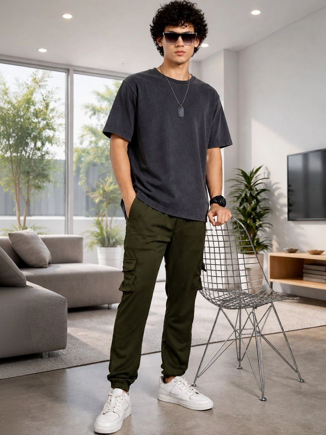 THE BEETEL HOUSE Men Smart Trousers-image-27