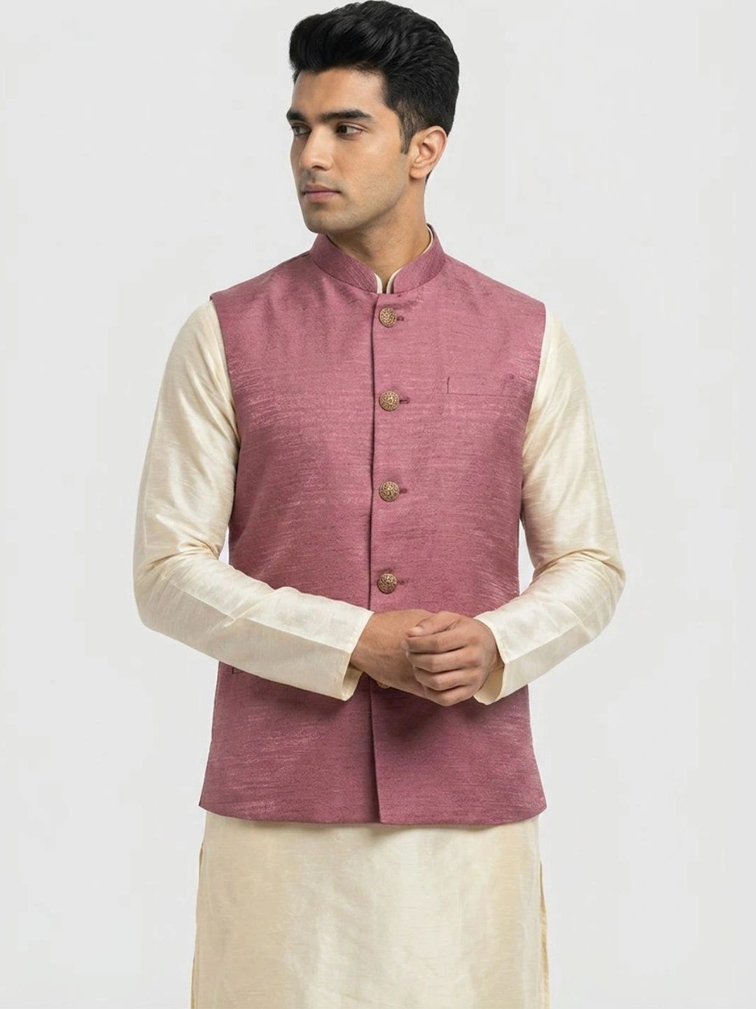 Sanman Ethnix by Raymond Men Open Front Jacket-picture-36