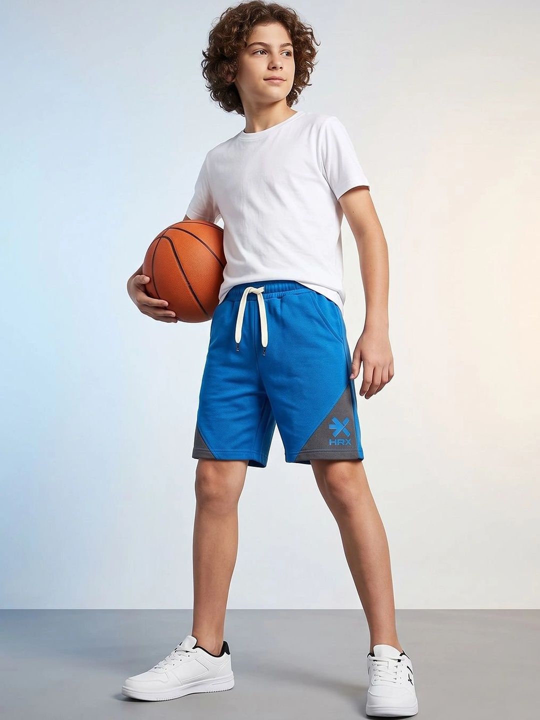 HRX by Hrithik Roshan Boys Colourblocked Training or Gym Sports Shorts With Technology-picture-18