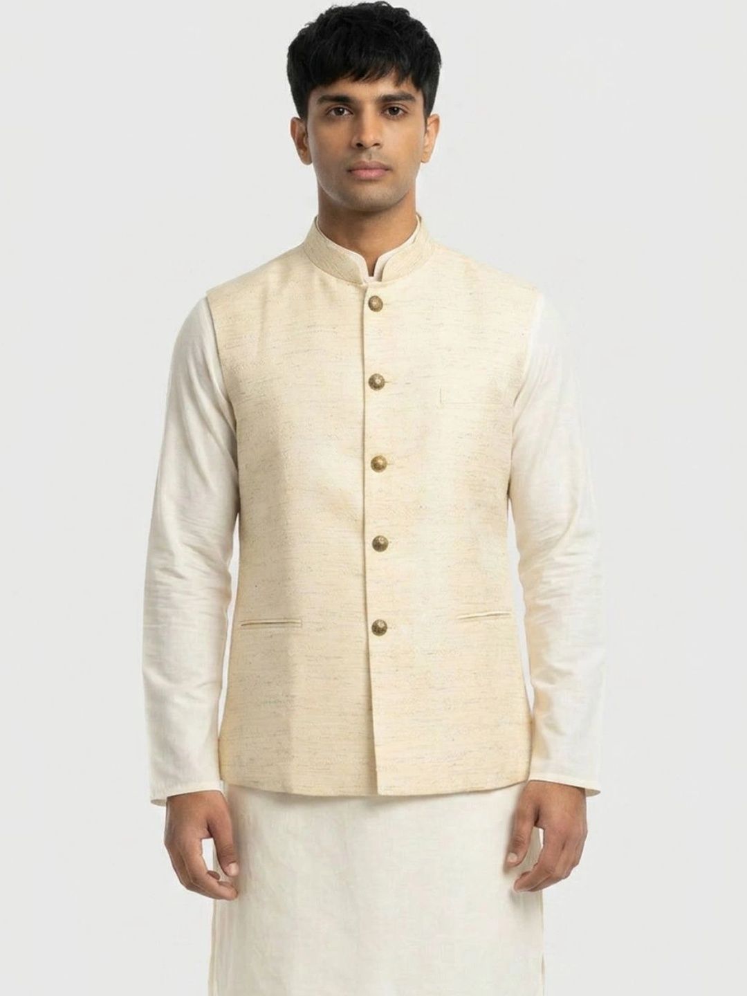 Sanman Ethnix by Raymond Men Open Front Jacket-picture-25