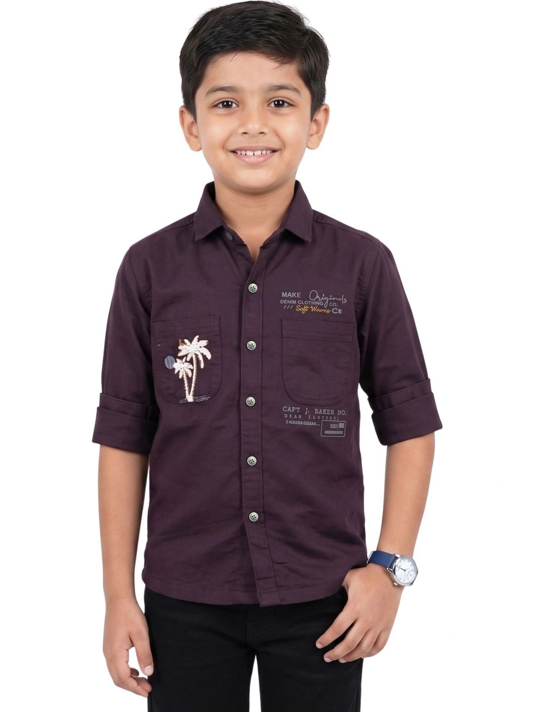 Kites Club Boys Printed Casual Shirt-image-26
