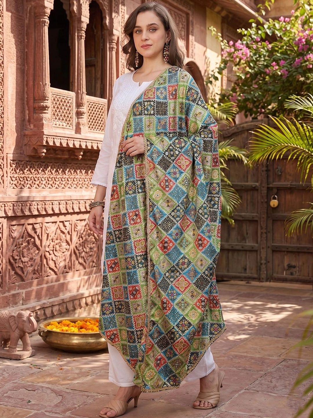 LOOM LEGACY Printed Dupatta-picture-20