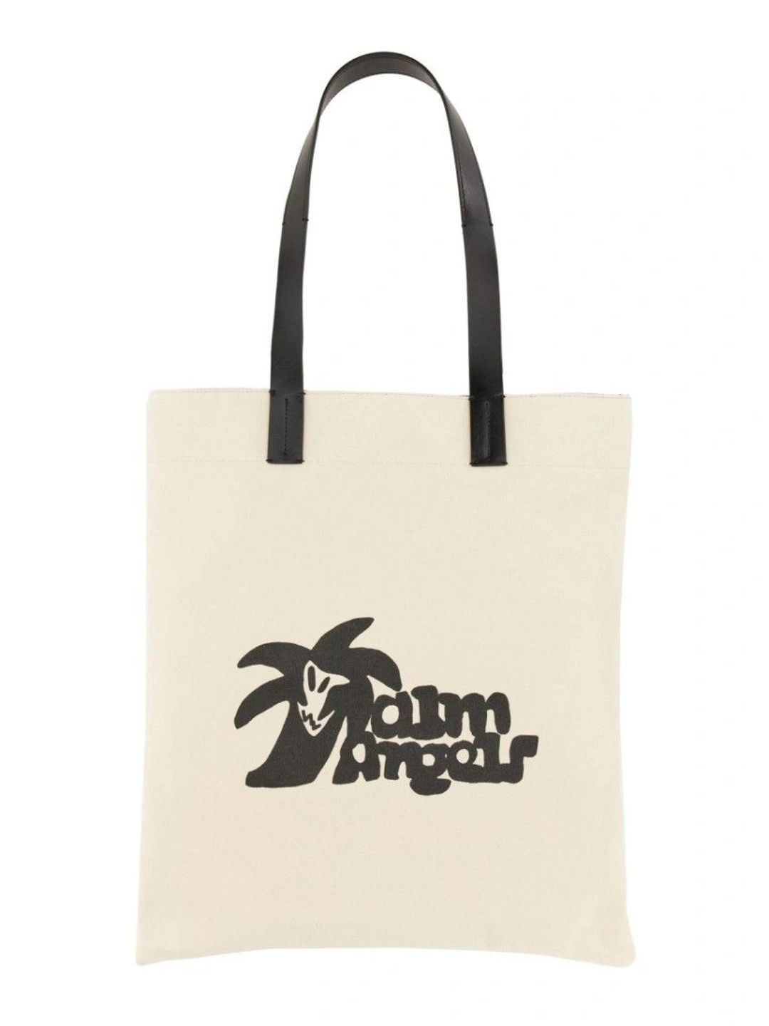 Palm Angels White Logo Print Tote-picture-49