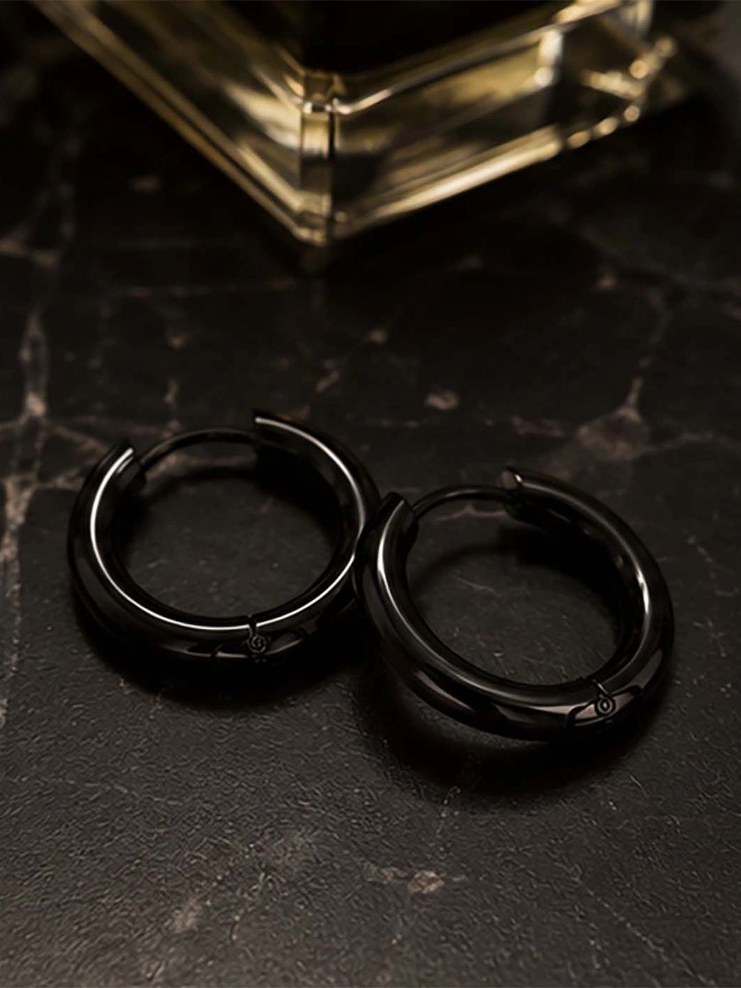 PUNDRIKSH Unisex Stainless Steel Circular Hoop Earrings-picture-31