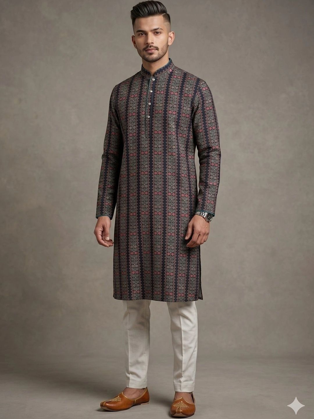 A LOYAL Men Ethnic Motifs Printed Kurta-picture-52