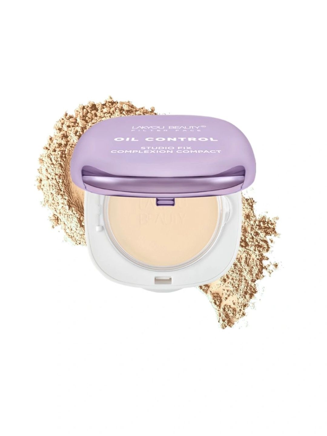 LAKYOU BEAUTY Oil Control 2in1 Compact Powder- 30 g- White ivory-picture-12