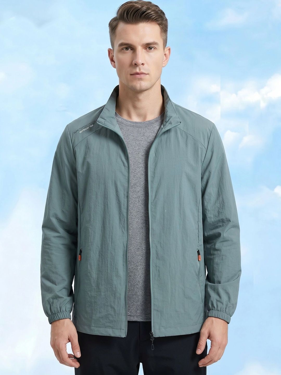 ENRIZZ Men Lightweight Outdoor Woven Jacket-picture-43