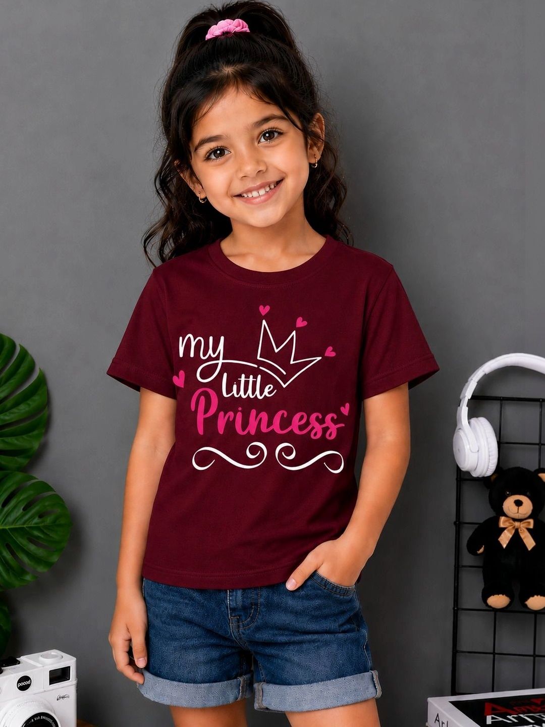 YK Kids Typography Printed T-shirt-picture-13