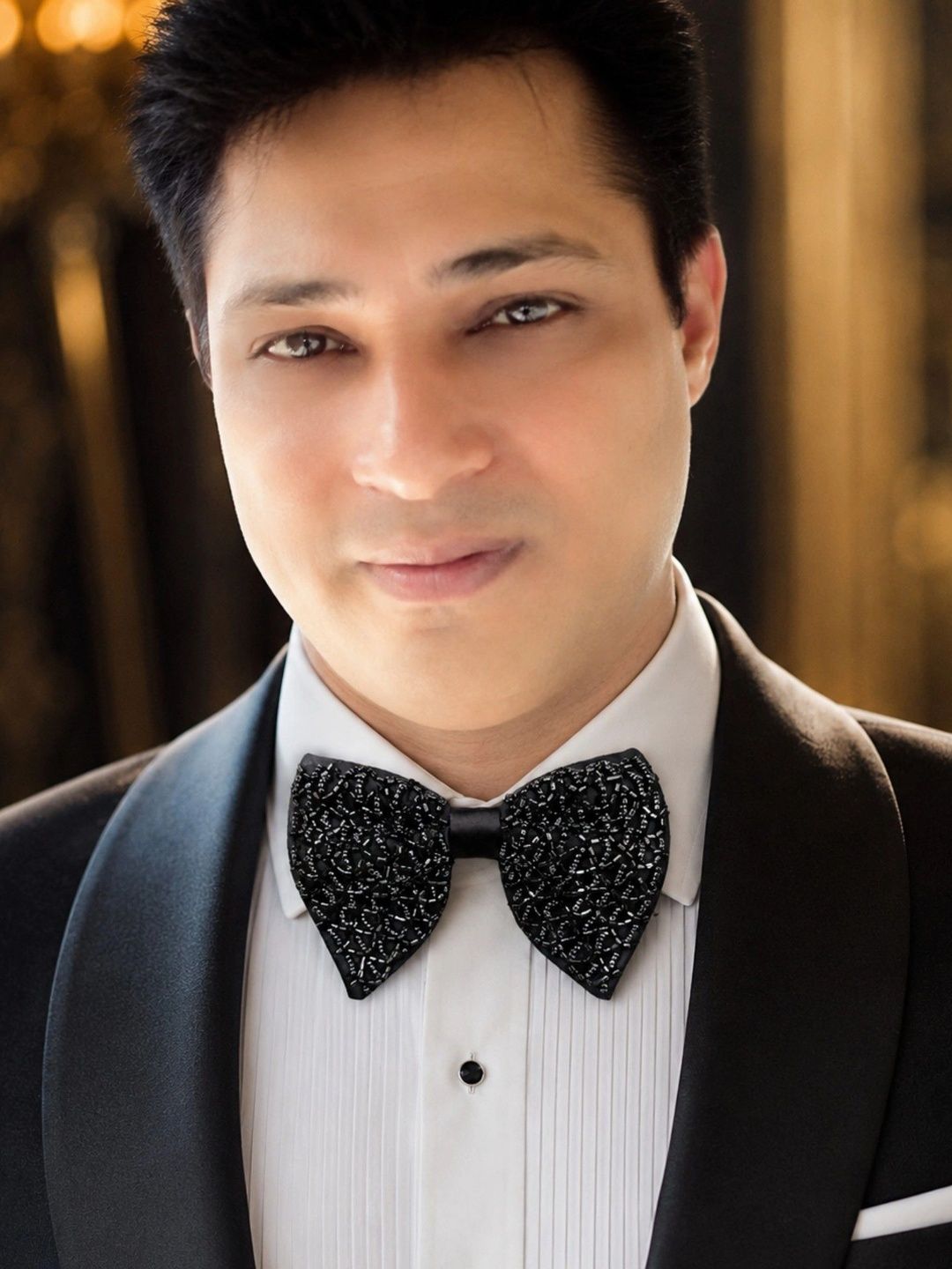 VOICI Men Woven Design Bow Tie-picture-45