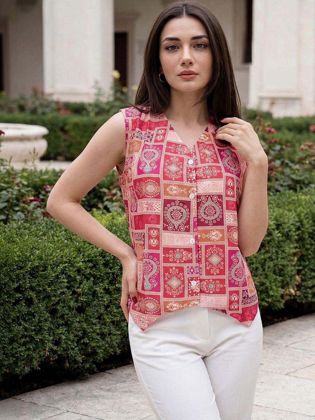DressBerry Print Ethnic Top-picture-41