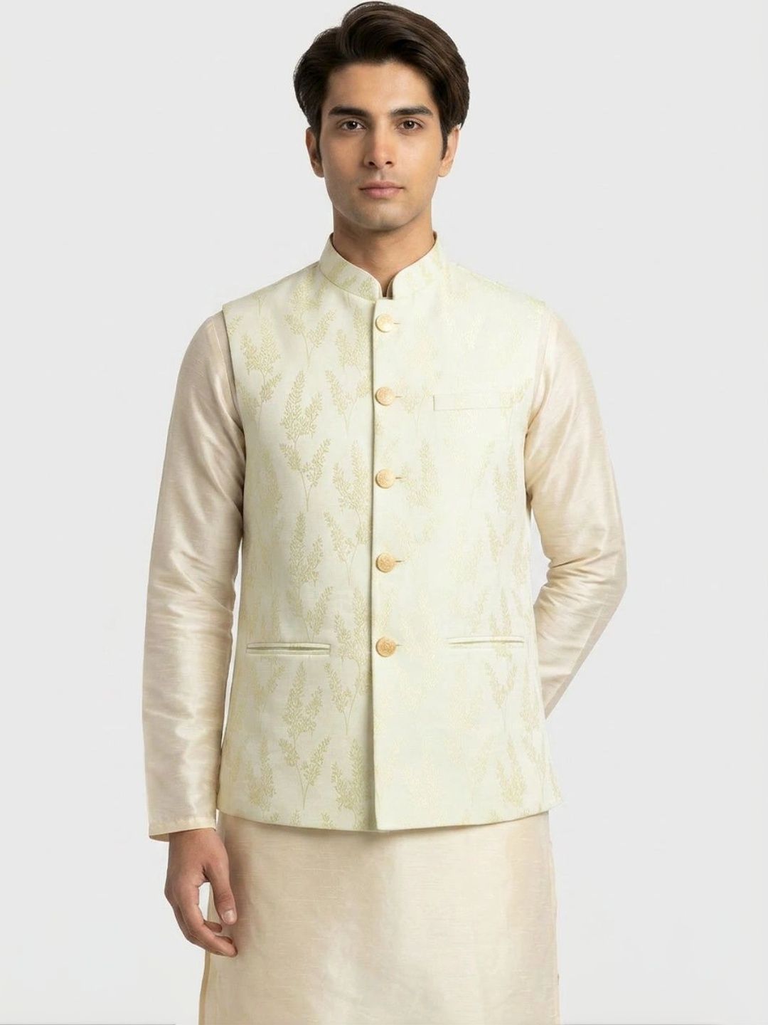 Sanman Ethnix by Raymond Men Open Front Jacket-image-48