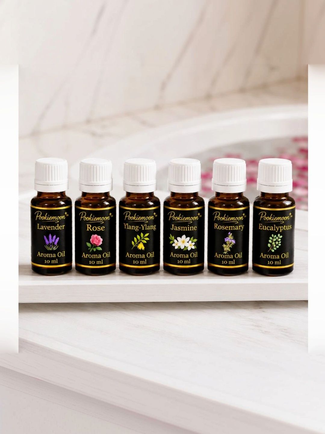 POOKIEMOON 6-Pcs Brown Long Lasting Aroma Oils 60ml-picture-14