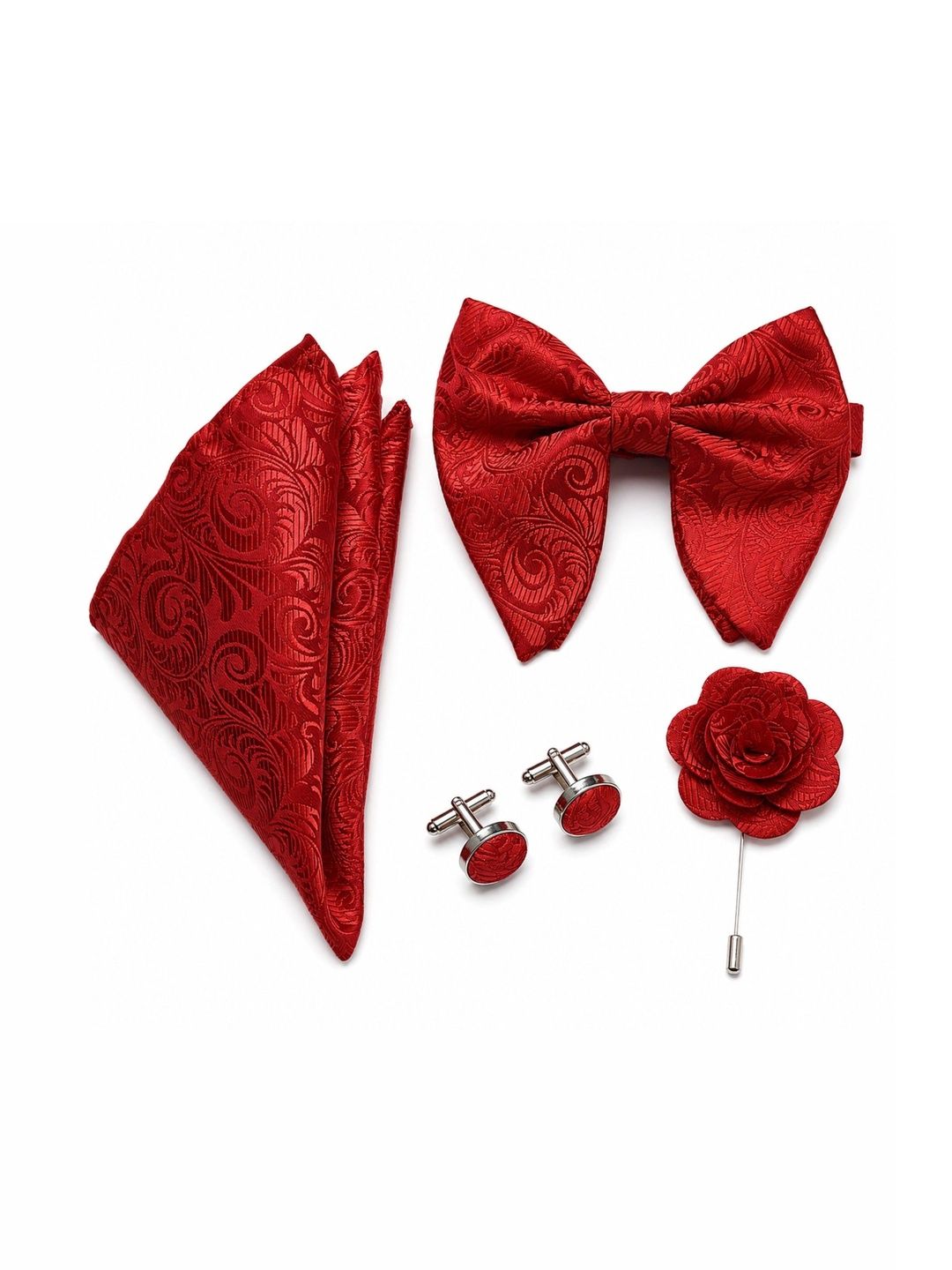 VOICI Men Woven Design Bow Tie-picture-37