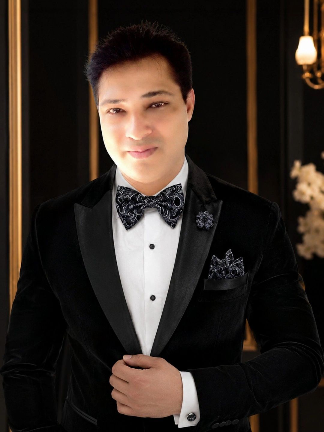 VOICI Men Printed Bow Tie-picture-26