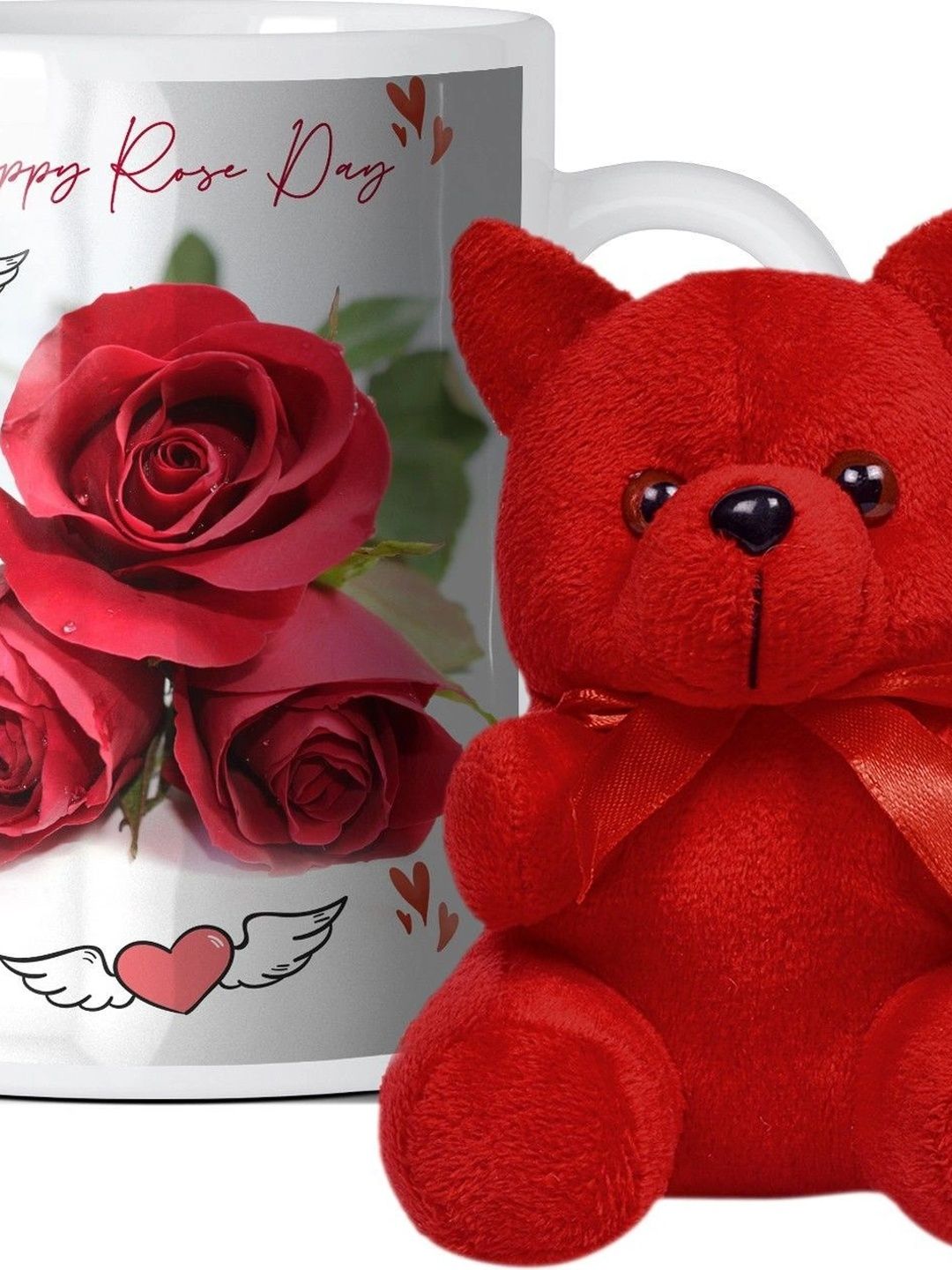 GIFT MY PASSION 2-Pcs White Coffee Mug 350 ml With Teddy Bear-picture-30