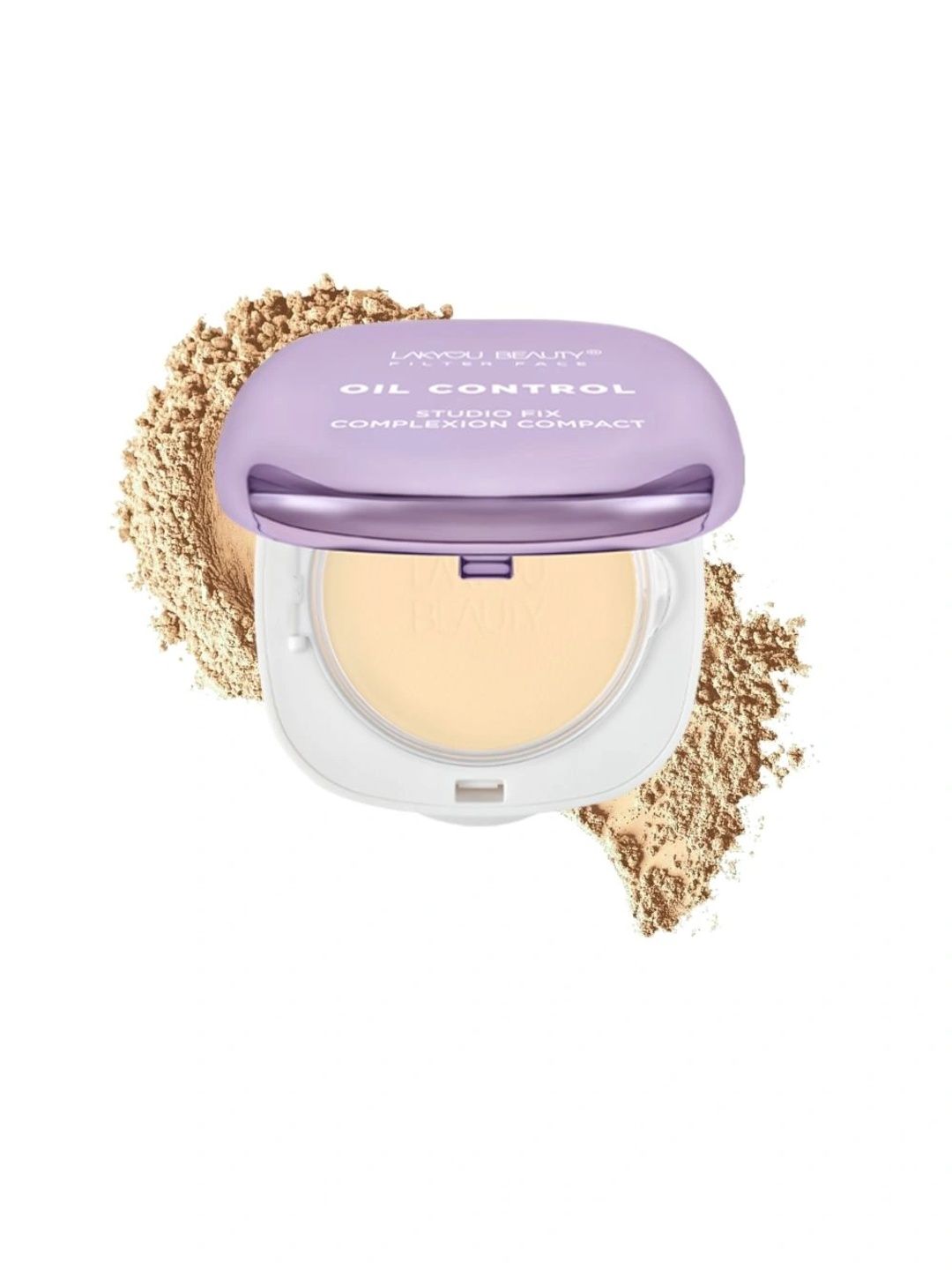 LAKYOU BEAUTY Oil Control 2in1 Compact Powder - 30 g - Soft Ivory-picture-23