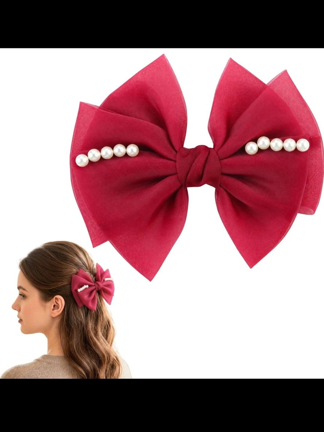 BAESD Women Embellished French Barrette-image-20