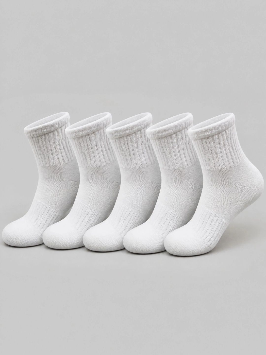 Moda Rapido Women Pack of 5 Cotton Blend Ankle Length Socks-picture-11