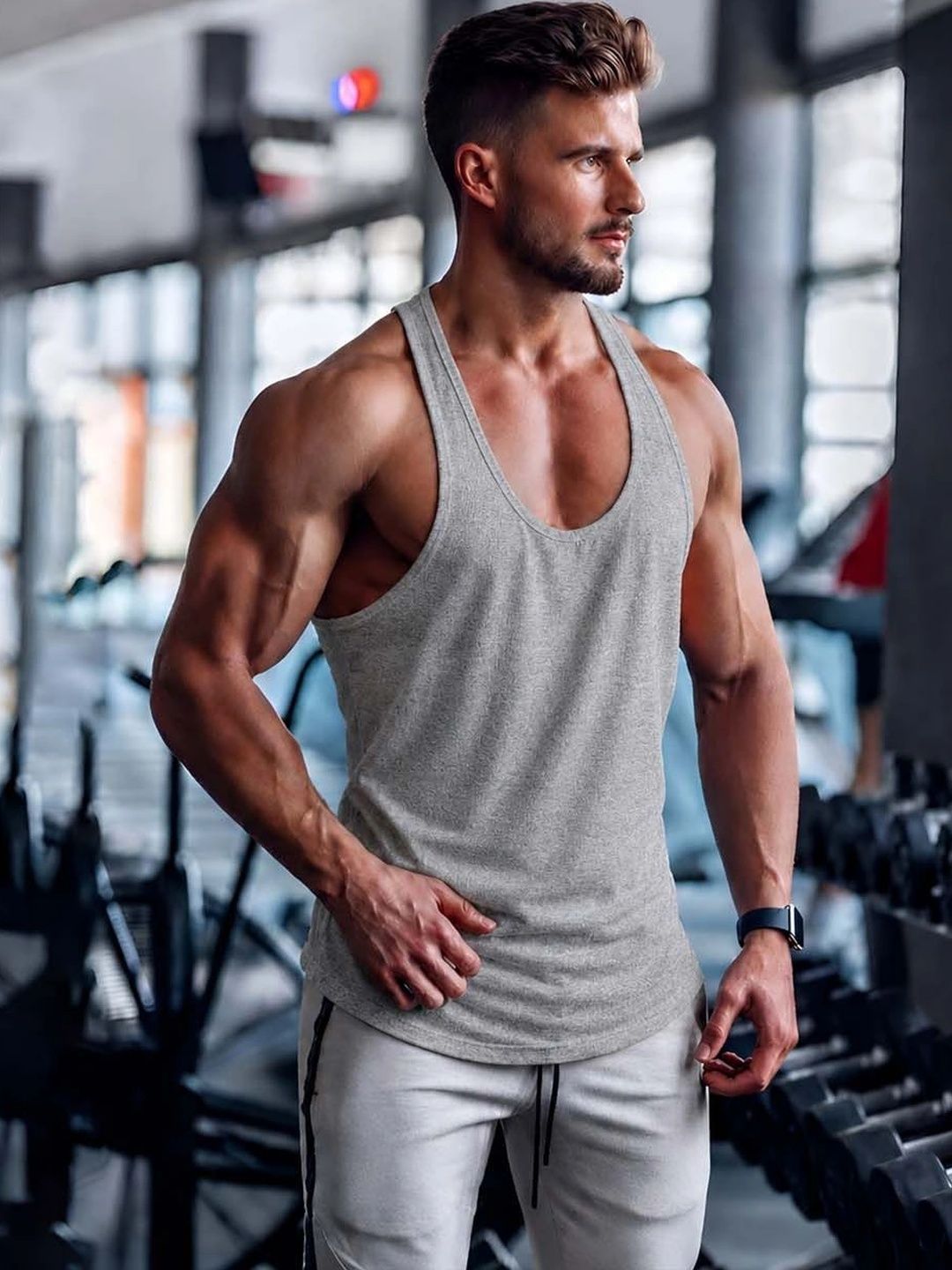 Friskers Cotton Gym Vest-picture-28