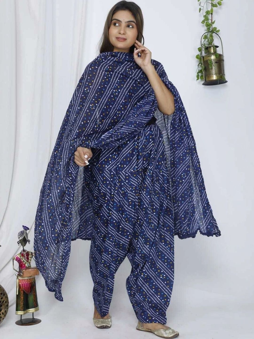 kheeaafashions Women Cotton Printed Patiala and Dupatta-picture-34
