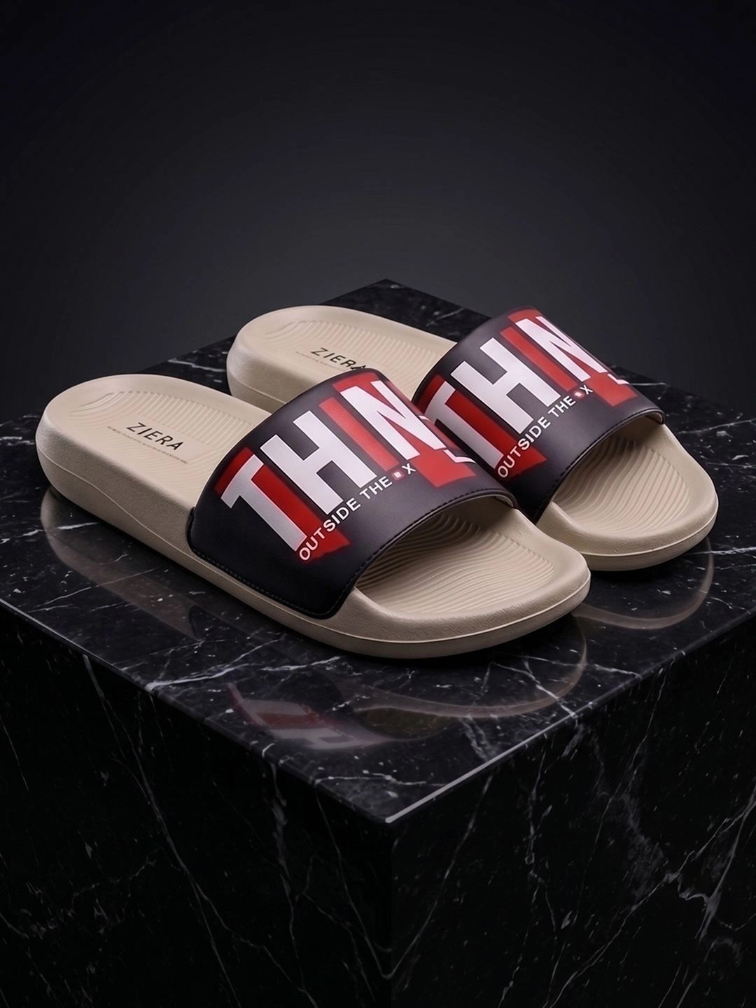 Ziera Men Printed Sliders-picture-16