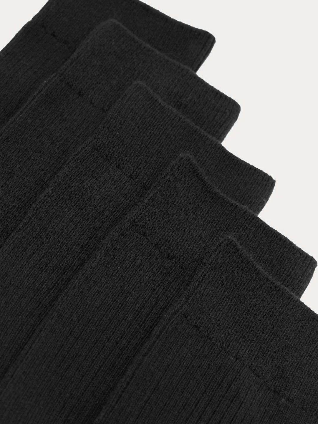 Marks & Spencer 5 Pack Cotton Rich Ribbed Socks-image-33