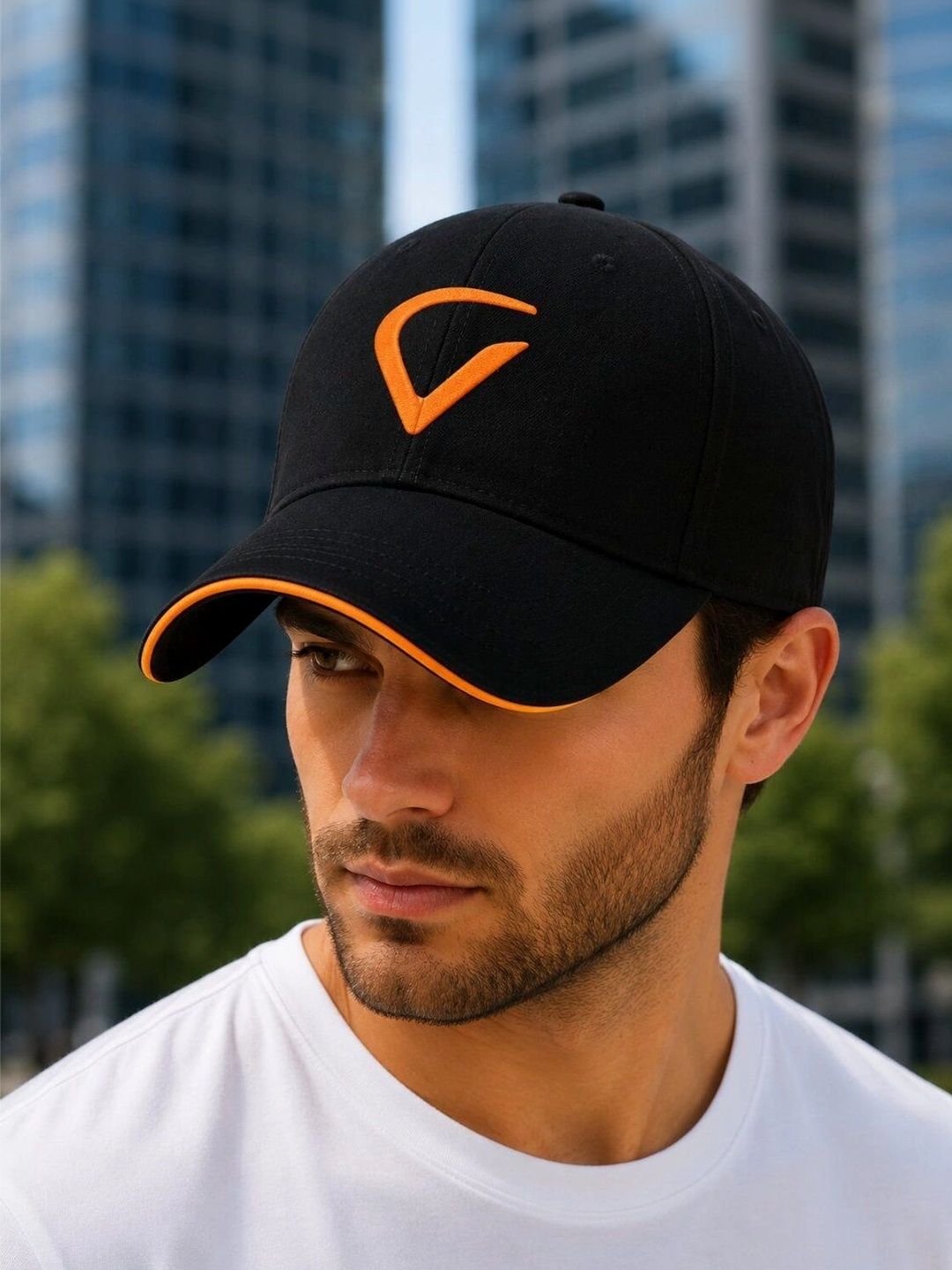 Blutech Men Embroidered Baseball Solid Sports Cotton Cap-picture-19