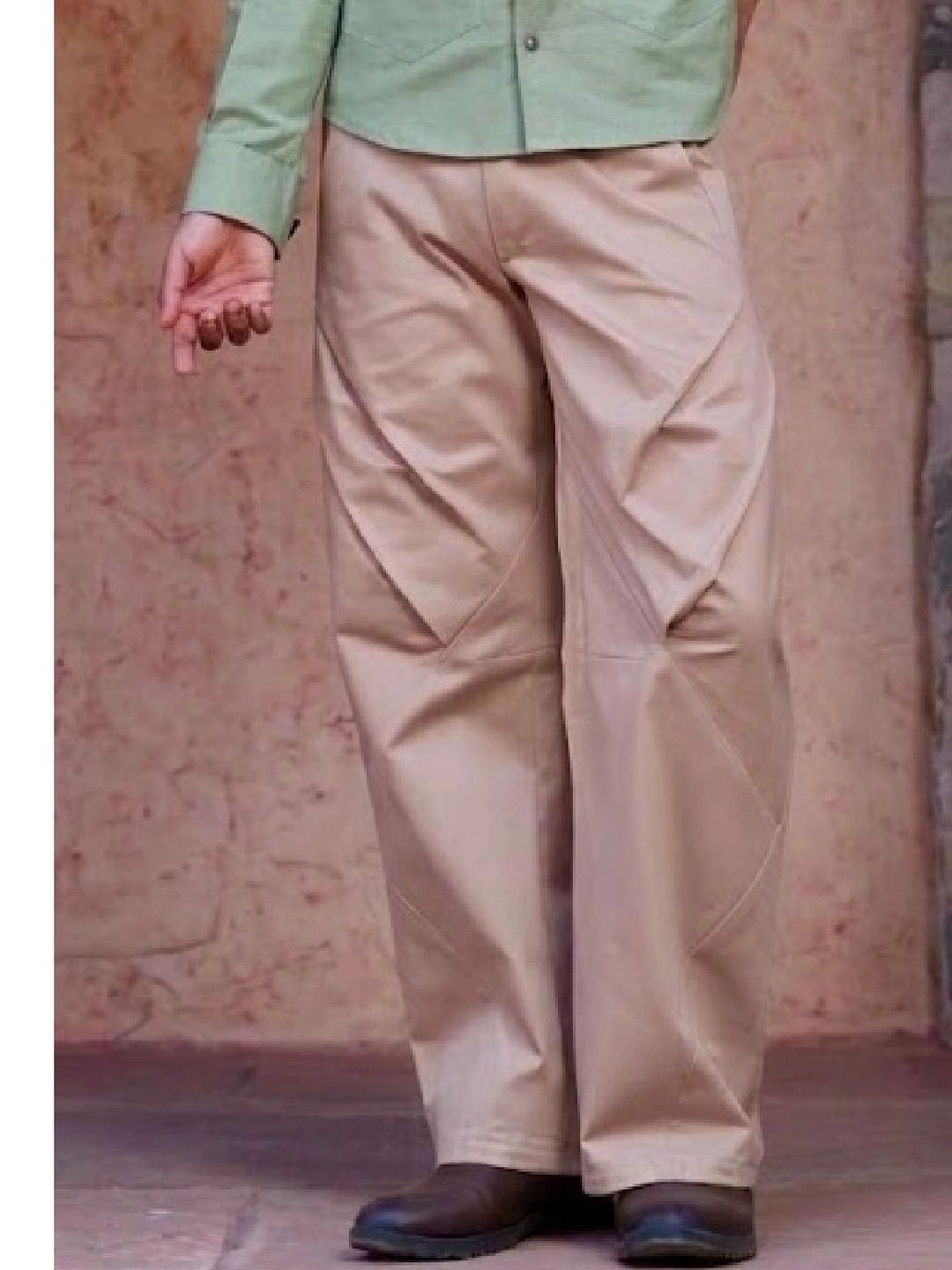 orgavastr Men Smart Loose Fit Cargos Trousers-picture-51