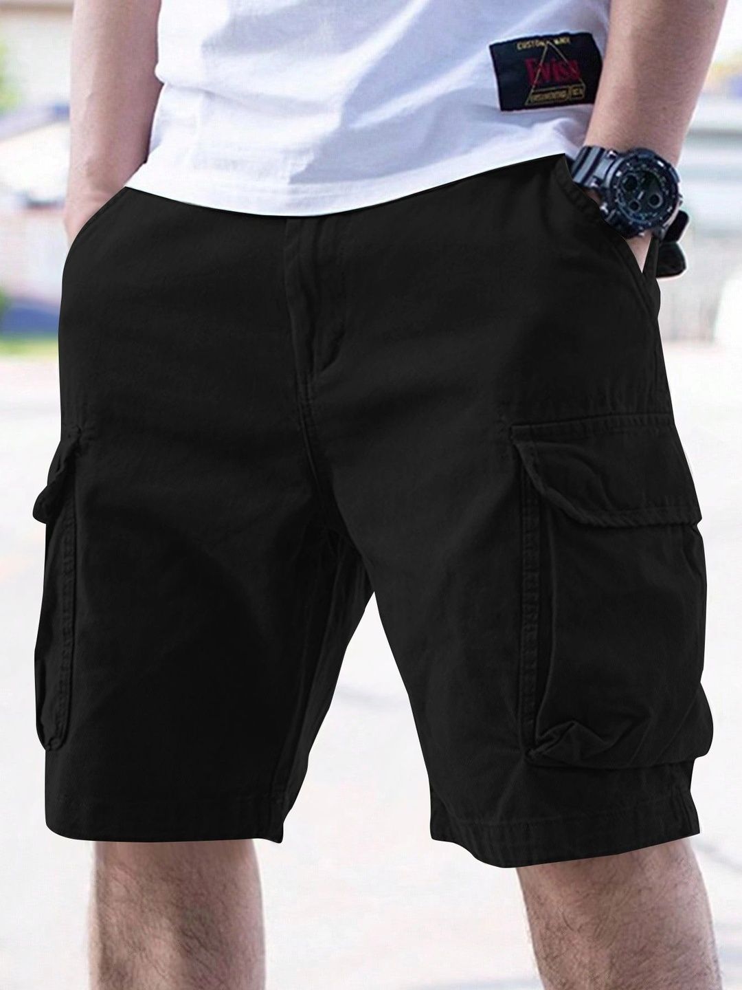 HERE&NOW Men Cargo Shorts-picture-20