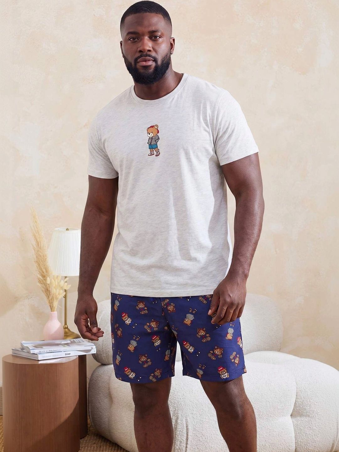 Trendyol Men Printed Night suit-picture-25