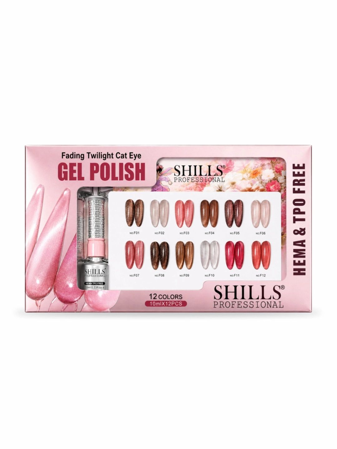shills professional Fading Twilight Cat Eye Gel Polish Set-picture-3