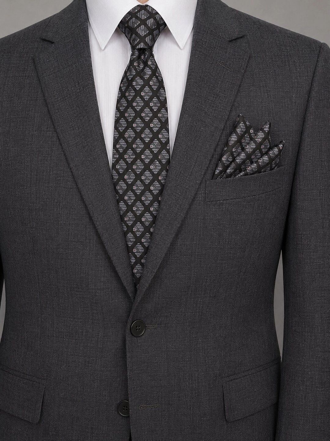 Cazzano Men Woven Design Broad Tie-picture-30
