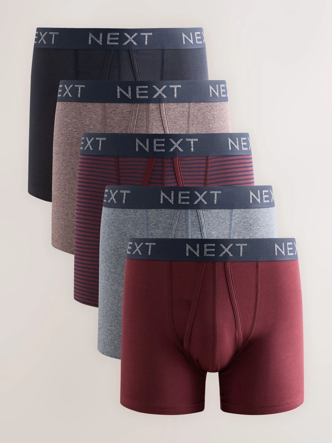 NEXT Men Pack Of 5 Striped Trunks-picture-10