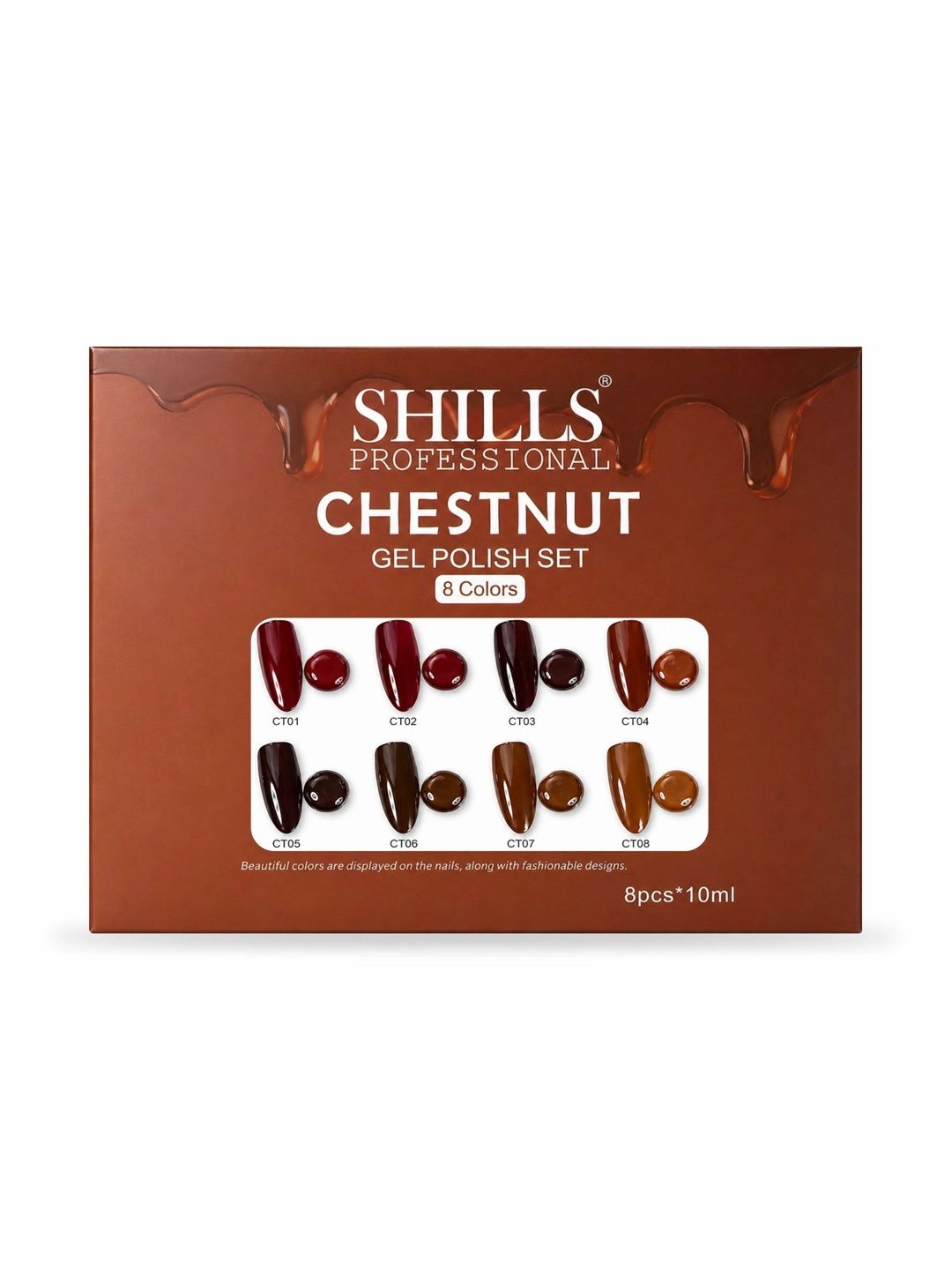 shills professional Chestnut Cat Eye Gel Polish Set-image-48