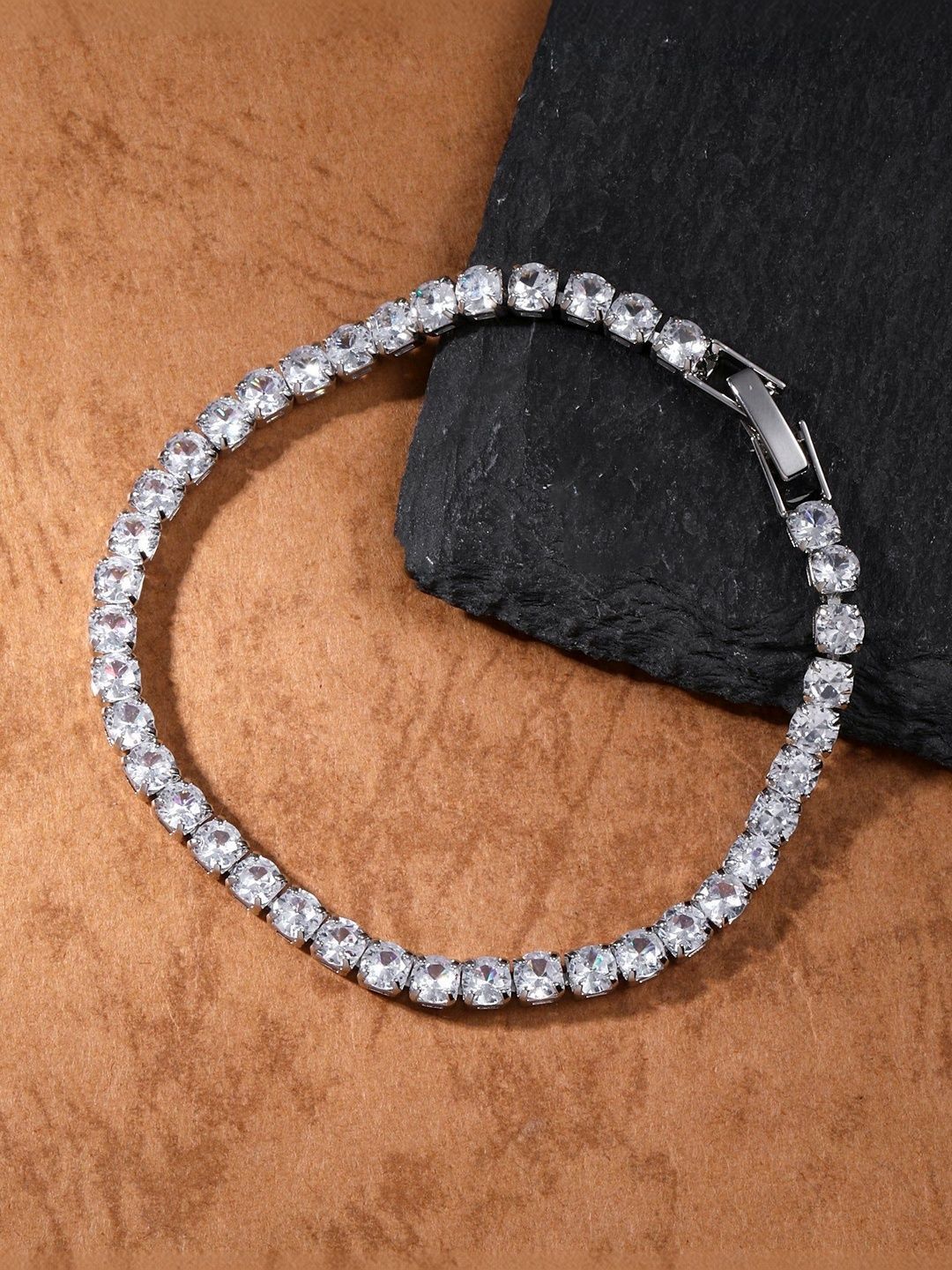SALTY Men Rhodium-Plated Link Bracelet-picture-39