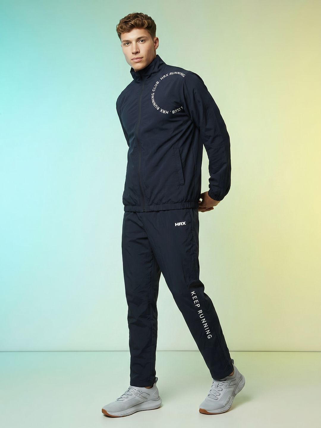 HRX by Hrithik Roshan Men Rapid-Dry Running Tracksuits-image-7