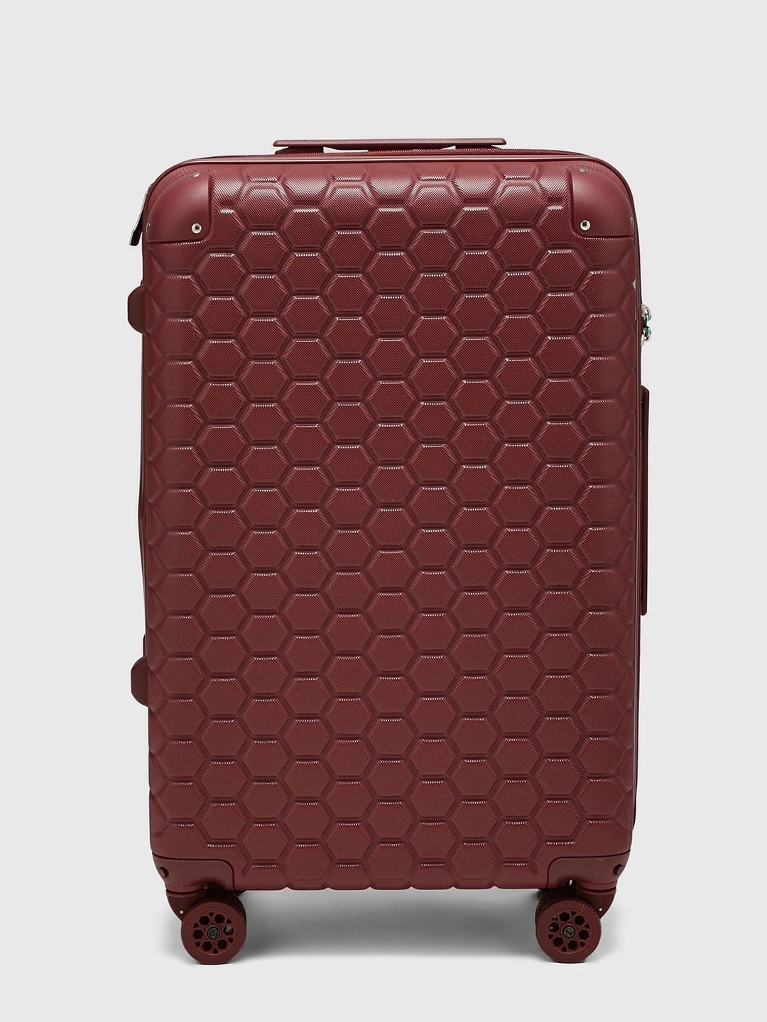 CARPISA ITALIA Gotech Green Geometric Design Hard Sided Medium Trolley Bag-picture-43