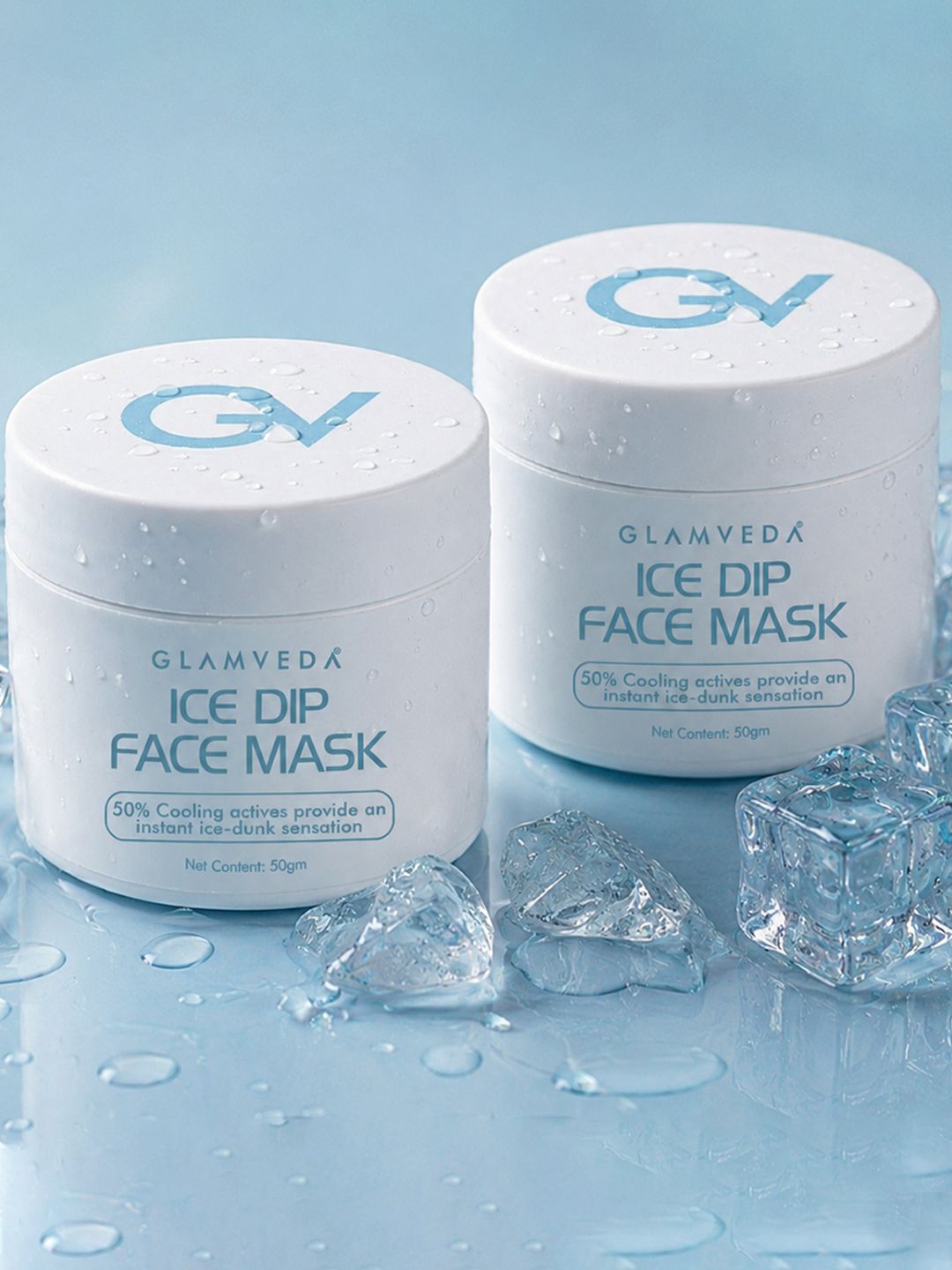 GLAMVEDA Set Of 2 Ice Dip Cooling Face Mask With Hyaluronic Acid - 50 g Each-image-24