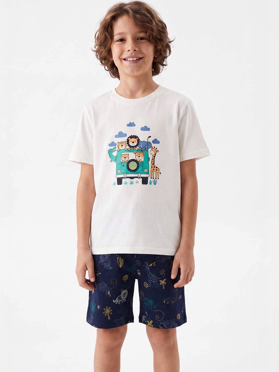 Trendyol Boys Printed Short Sleeves Nightdress-picture-28