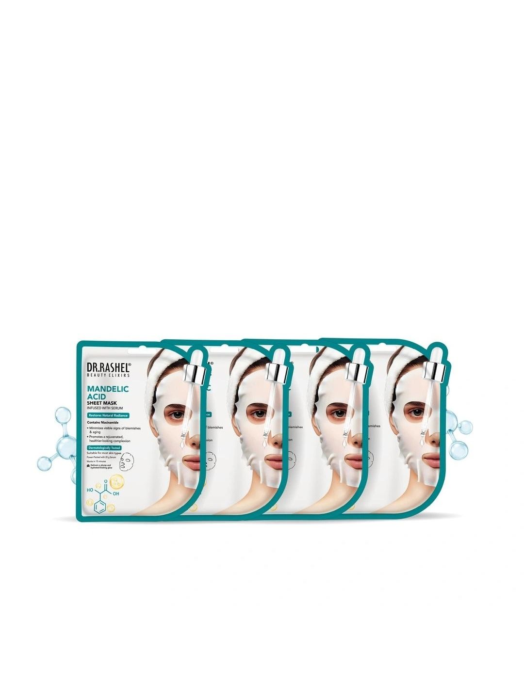 DR.RASHEL Set Of 4 Mandelic Acid Sheet Mask - 20 g Each-image-41