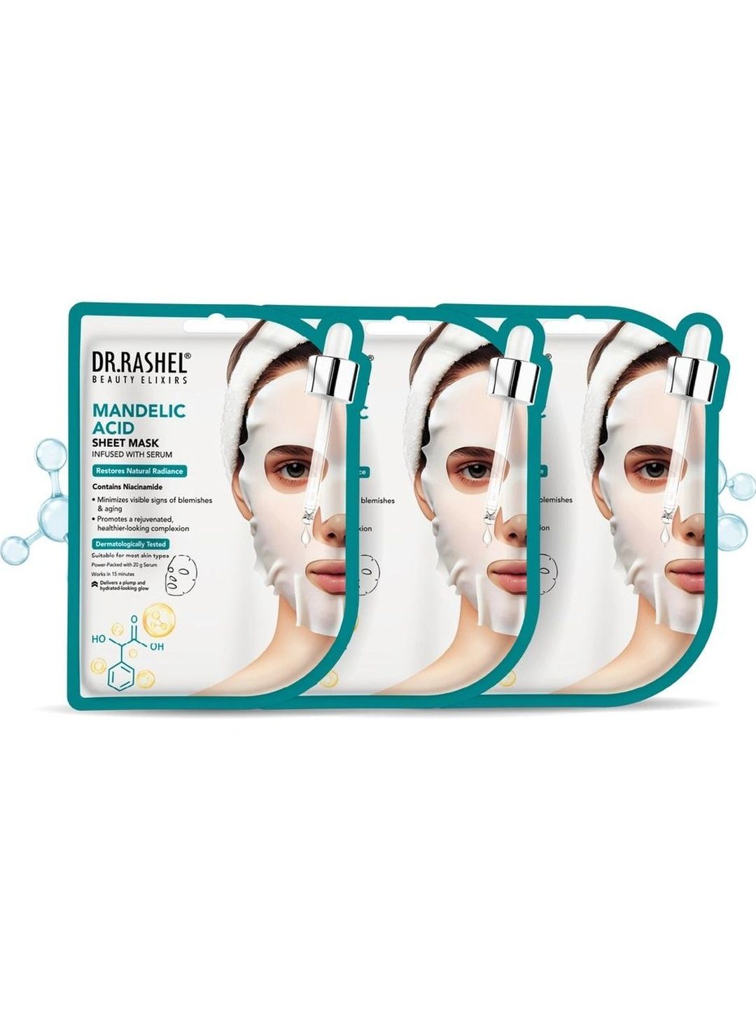 DR.RASHEL Set Of 3 Mandelic Acid Sheet Mask - 20 g Each-picture-25