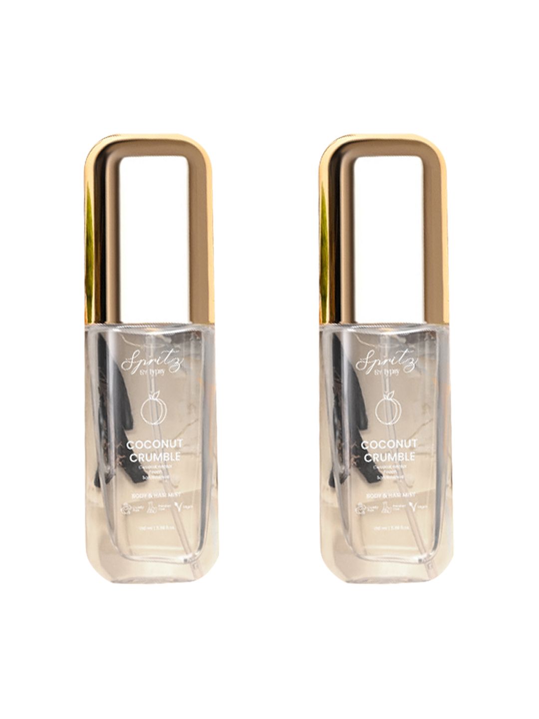 Spritz By Typsy Pack of 2 Coconut Crumble Body & Hair Mist -100ml-picture-16