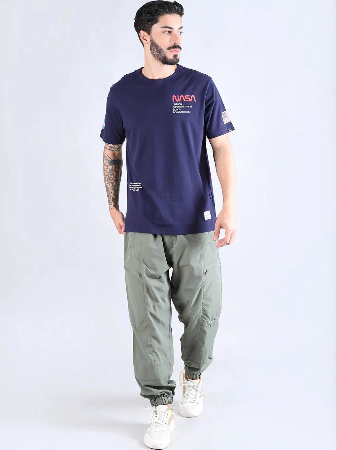 ALPHA INDUSTRIES Men Relaxed Fit Joggers-picture-34
